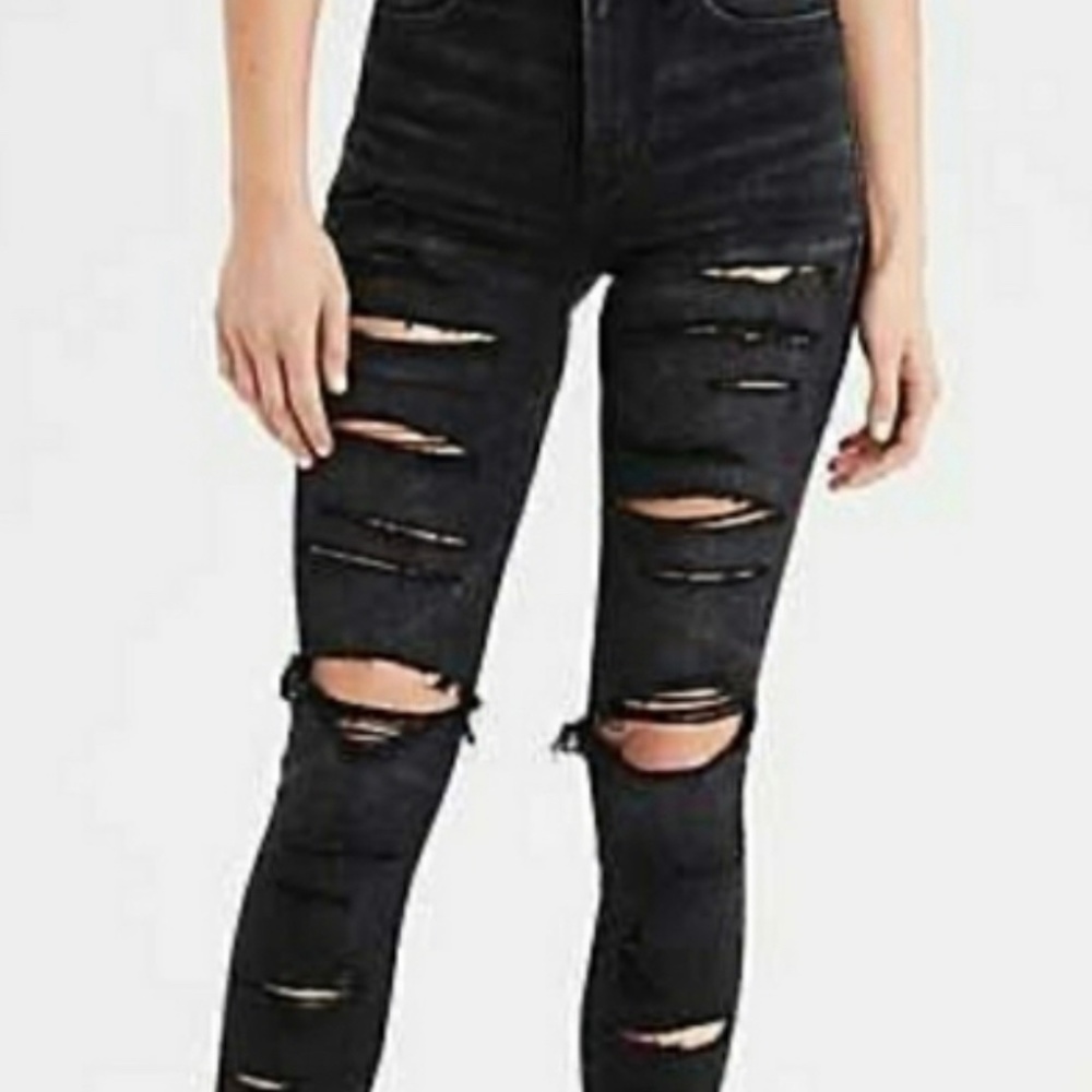 Highly Distressed American Jeans